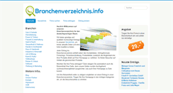 Desktop Screenshot of branchenverzeichnis.info