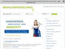Tablet Screenshot of branchenverzeichnis.org